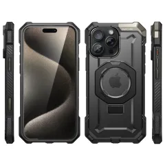 Apple iPhone 16 Pro skal svart SUPCASE UB GRIP MAG MAGSAFE