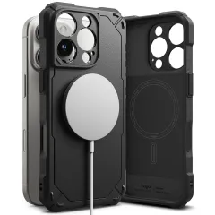 Apple iPhone 16 Pro skal svart RINGKE RUGGED GEAR MAGNETIC MAGSAFE