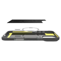 Apple iPhone 16 Pro skal grå SPIGEN RUGGED ARMOR MAG MAGSAFE