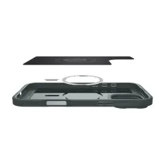 Apple iPhone 16 Pro skal grön SPIGEN OPTIK ARMOR MAG MAGSAFE