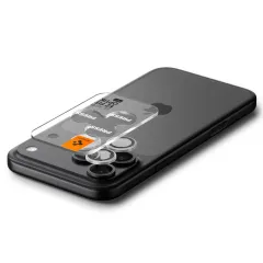 Apple iPhone 16 Pro panssarilasi  SPIGEN OPTIK PRO GLAS.TR ”EZ FIT” CAMERA PROTECTOR 2-PACK