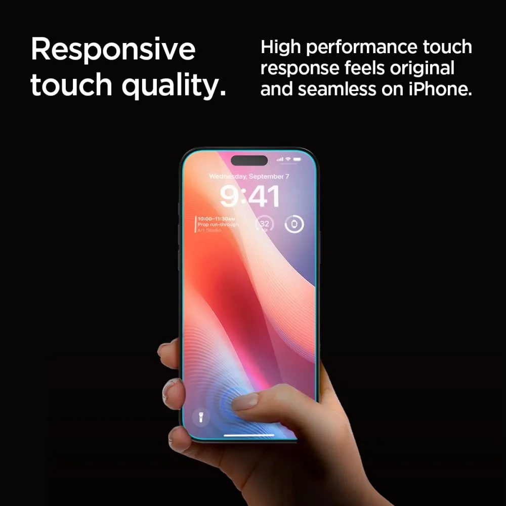 Apple iPhone 16 Pro Max aizsargstikls  SPIGEN GLAS.TR ”EZ FIT” PRIVACY 2-PACK