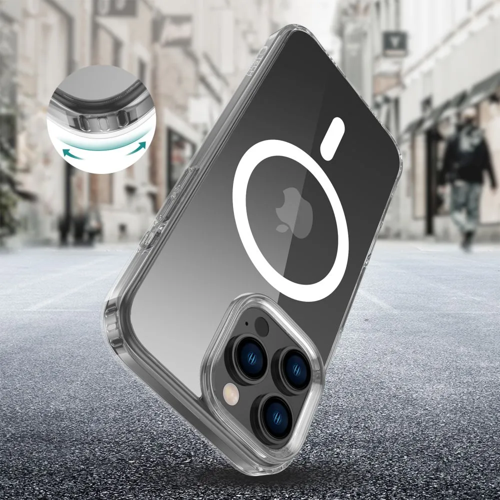Apple iPhone 16 Pro Max vāciņš caurspīdīgs TECH-PROTECT FLEXAIR HYBRID MAGSAFE