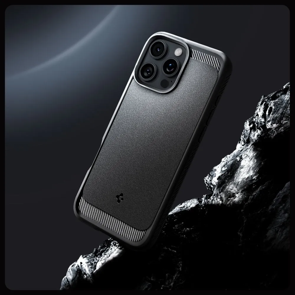 Apple iPhone 16 Pro Max чехол черный SPIGEN RUGGED ARMOR MAG MAGSAFE
