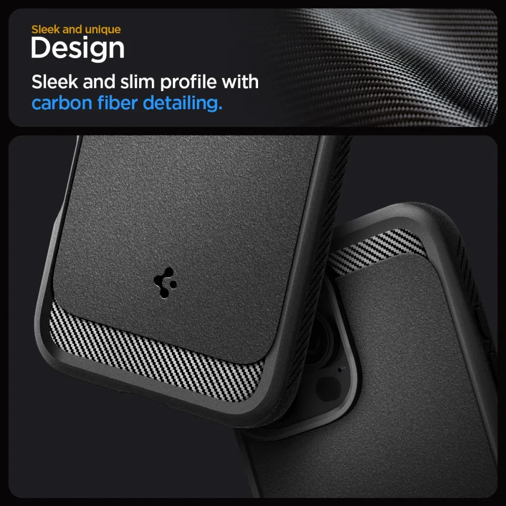 Apple iPhone 16 Pro Max чехол черный SPIGEN RUGGED ARMOR MAG MAGSAFE