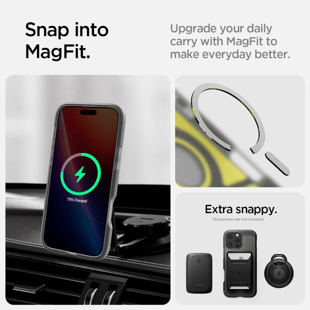 Apple iPhone 16 Pro Max dėklas Juoda SPIGEN TOUGH ARMOR MAG MAGSAFE