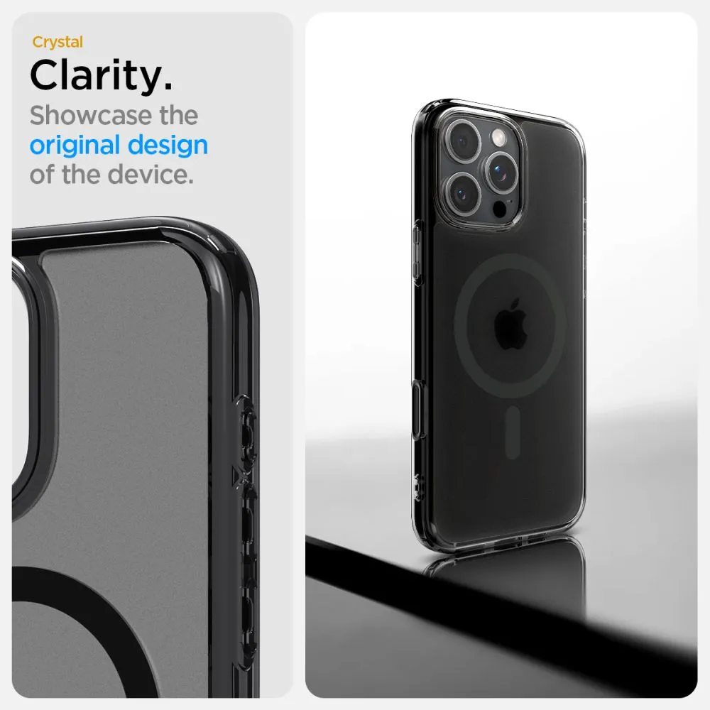 Apple iPhone 16 Pro Max vāciņš melns SPIGEN ULTRA HYBRID ”T” MAG MAGSAFE