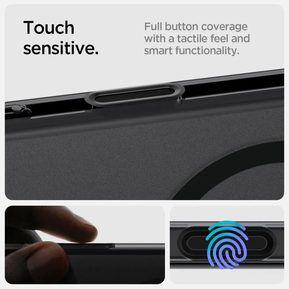 Apple iPhone 16 Pro Max vāciņš melns SPIGEN ULTRA HYBRID ”T” MAG MAGSAFE