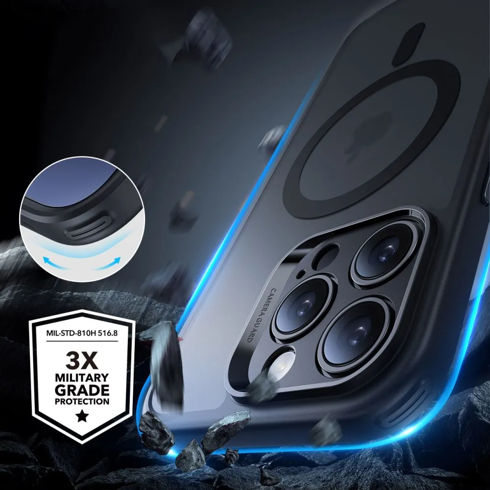 Apple iPhone 16 Pro Max vāciņš melns ESR CLASSIC PRO SET HALOLOCK MAGSAFE