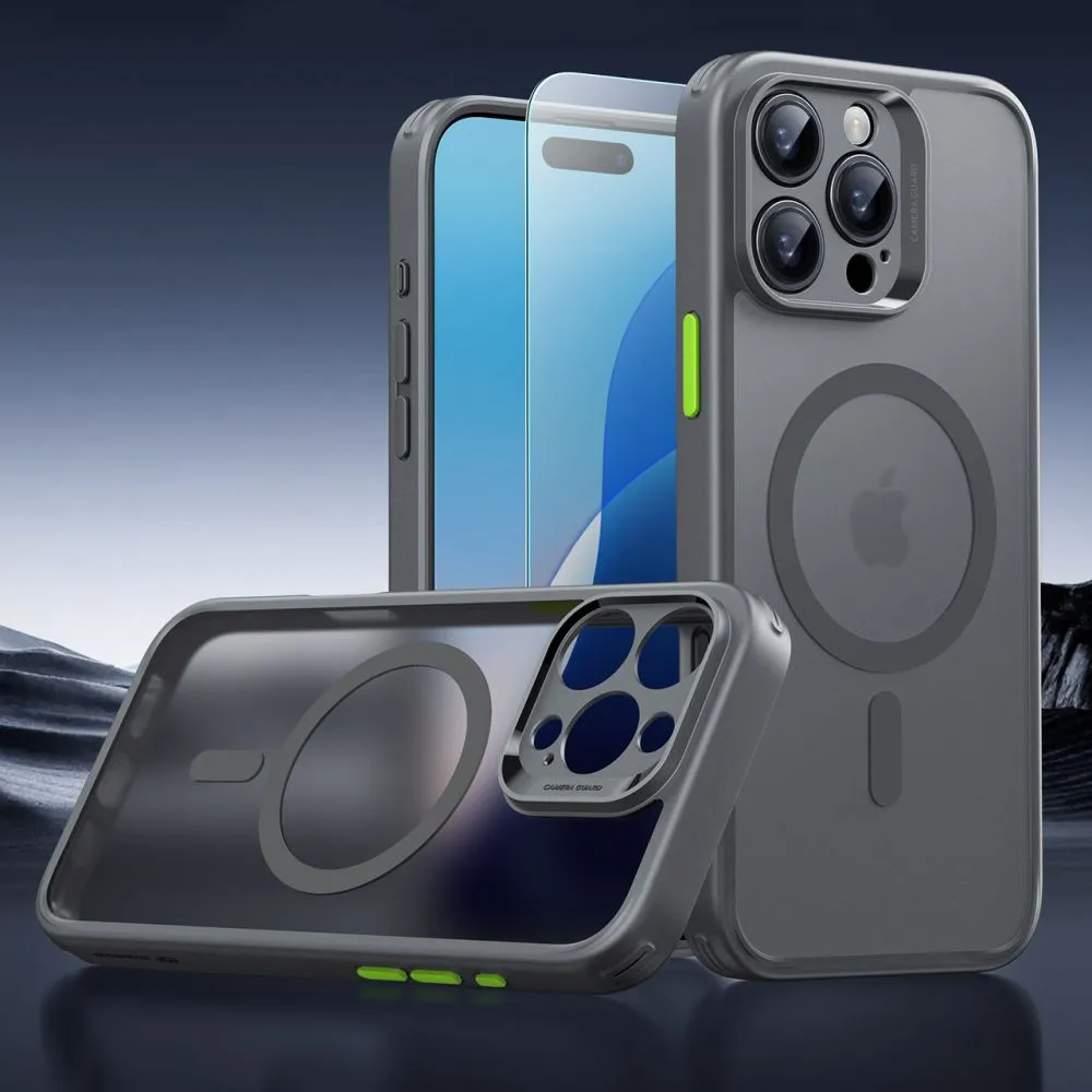 Apple iPhone 16 Pro Max vāciņš pelēks ESR CLASSIC PRO SET HALOLOCK MAGSAFE