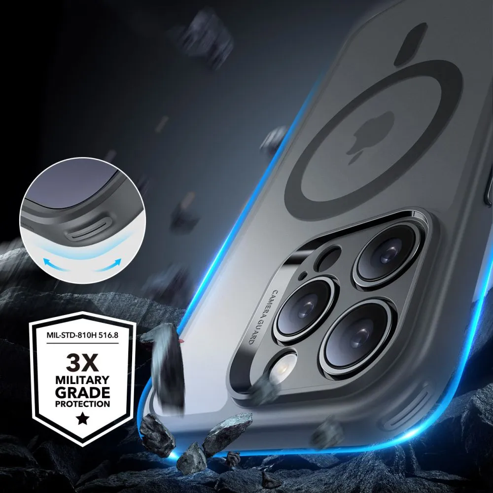 Apple iPhone 16 Pro Max vāciņš pelēks ESR CLASSIC PRO SET HALOLOCK MAGSAFE