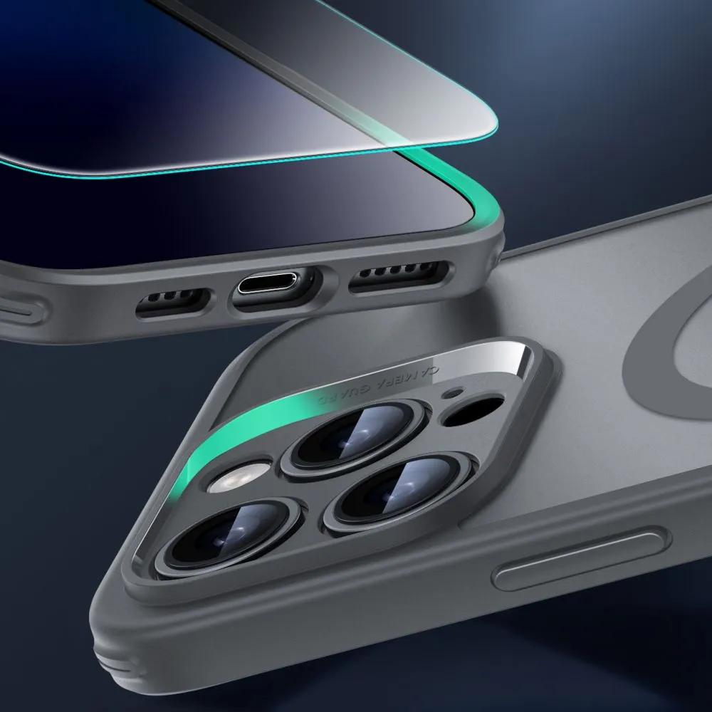 Apple iPhone 16 Pro Max vāciņš pelēks ESR CLASSIC PRO SET HALOLOCK MAGSAFE