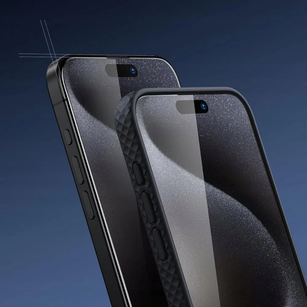 Apple iPhone 16 Pro Max aizsargstikls  TECH-PROTECT GLASS FIT+ 2-PACK