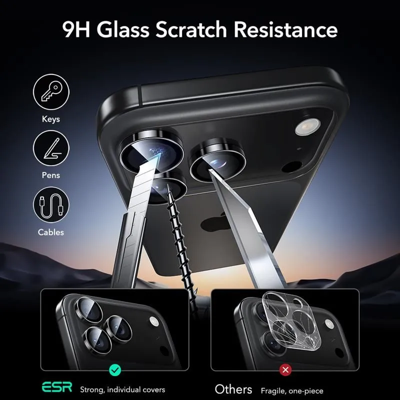 Apple iPhone 16 Pro Max aizsargstikls  ESR ARMORITE CAMERA PROTECTOR