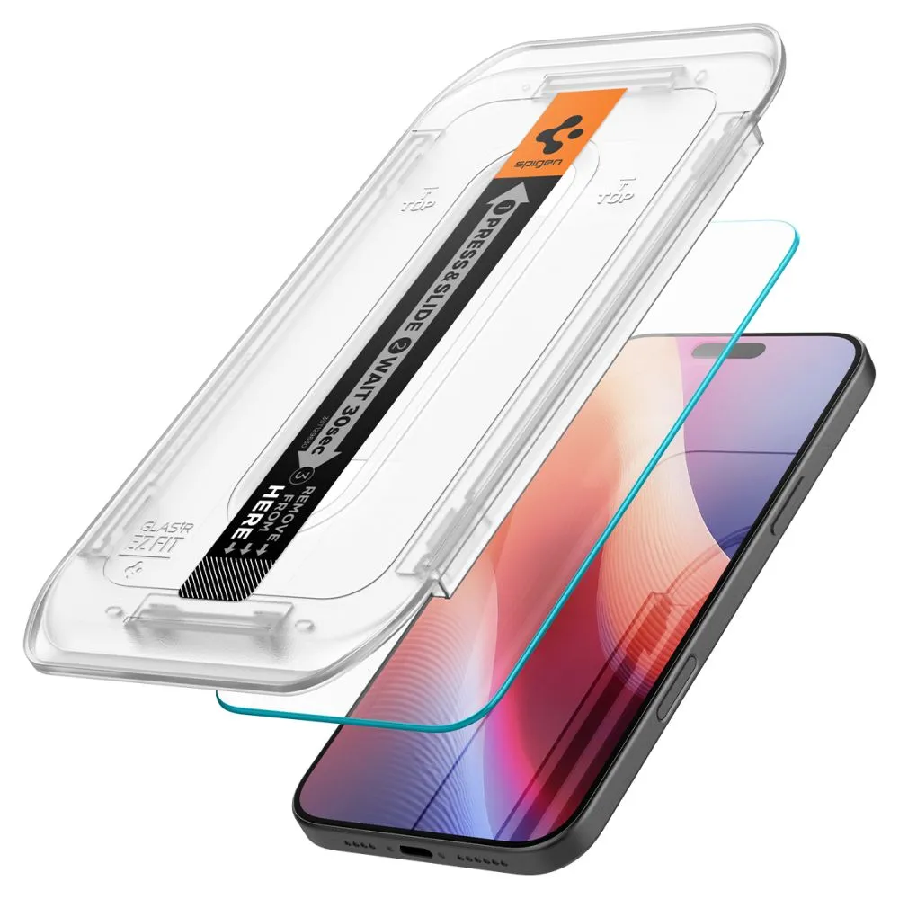 Apple iPhone 16 Pro Max aizsargstikls  SPIGEN GLAS.TR ”EZ FIT” 2-PACK