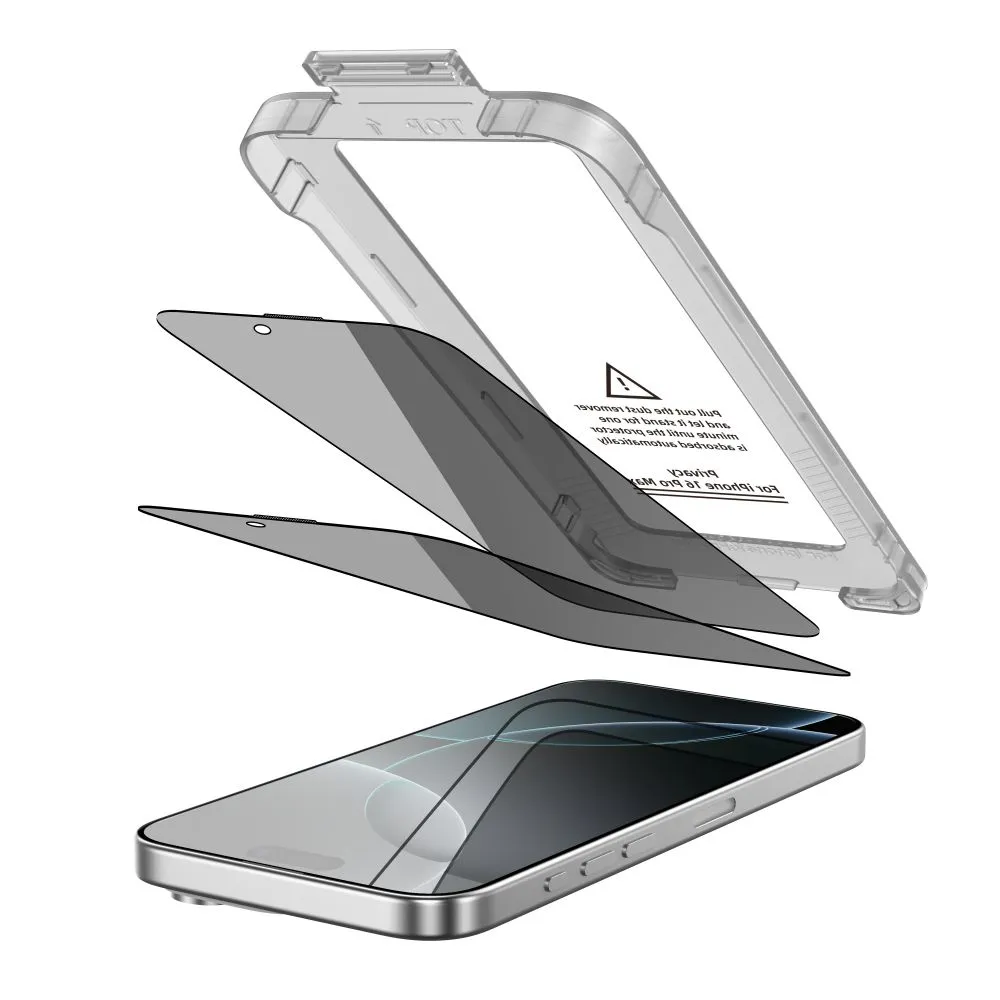 Apple iPhone 16 Pro Max aizsargstikls  TECH-PROTECT QUICK SET SPY+ PRIVACY 2-PACK