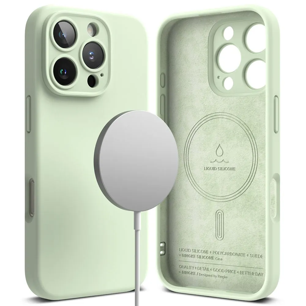 Apple iPhone 16 Pro Max dėklas  RINGKE SILICONE MAGNETIC MAGSAFE