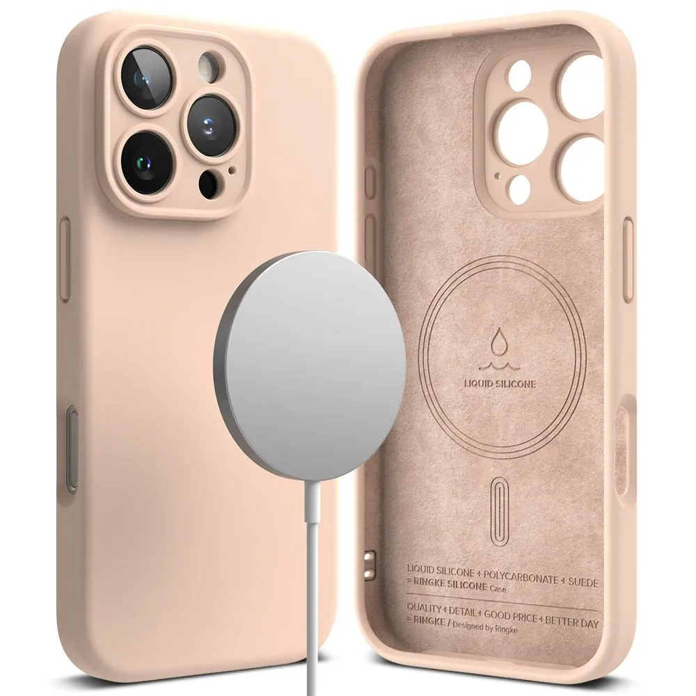 Apple iPhone 16 Pro Max vāciņš  RINGKE SILICONE MAGNETIC MAGSAFE