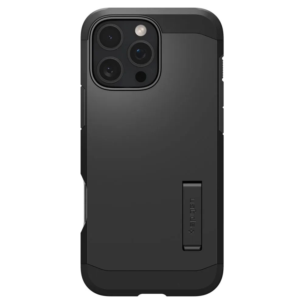 Apple iPhone 16 Pro Max vāciņš melns SPIGEN TOUGH ARMOR MAG MAGSAFE