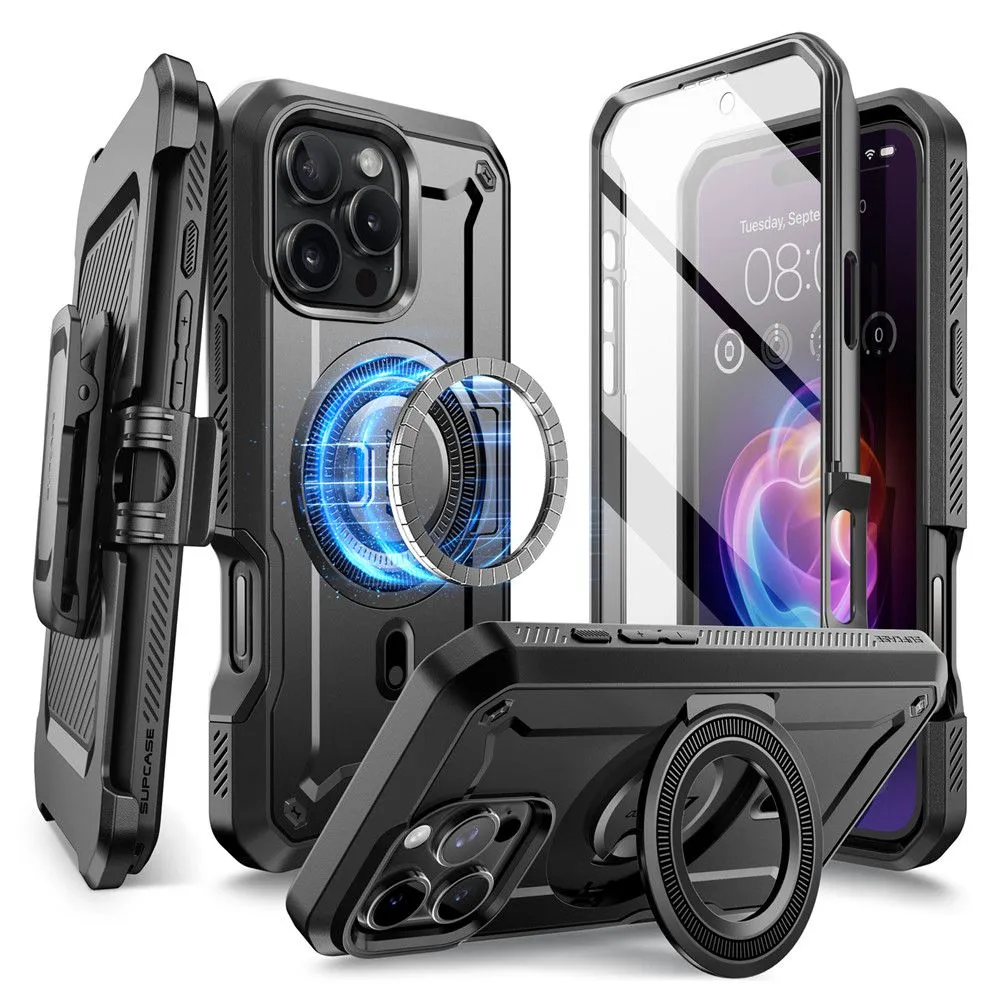 Apple iPhone 16 Pro Max dėklas Juoda SUPCASE UB PRO MAG MAGSAFE