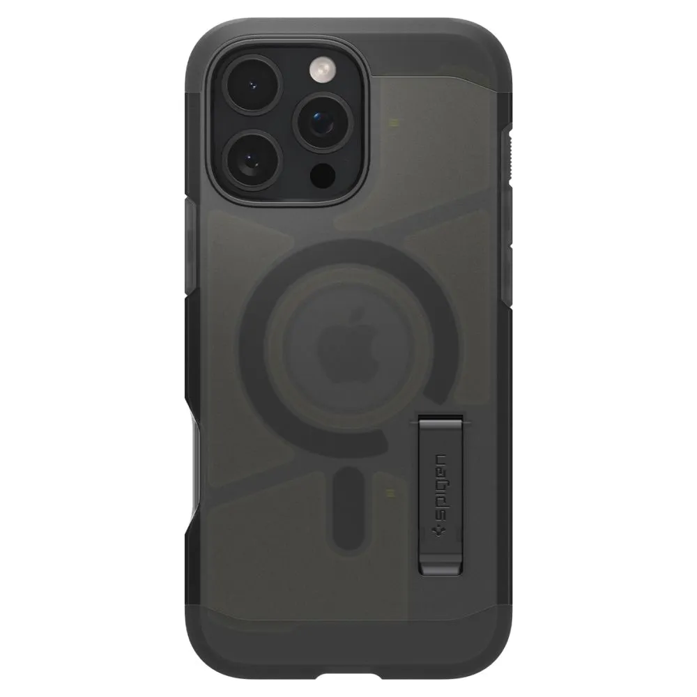 Apple iPhone 16 Pro Max dėklas Juoda SPIGEN TOUGH ARMOR MAG MAGSAFE