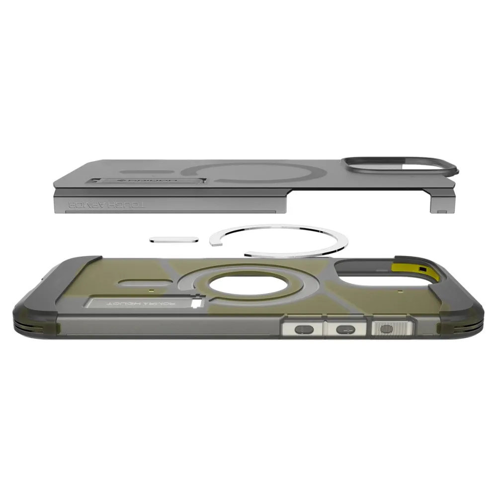 Apple iPhone 16 Pro Max dėklas Juoda SPIGEN TOUGH ARMOR MAG MAGSAFE
