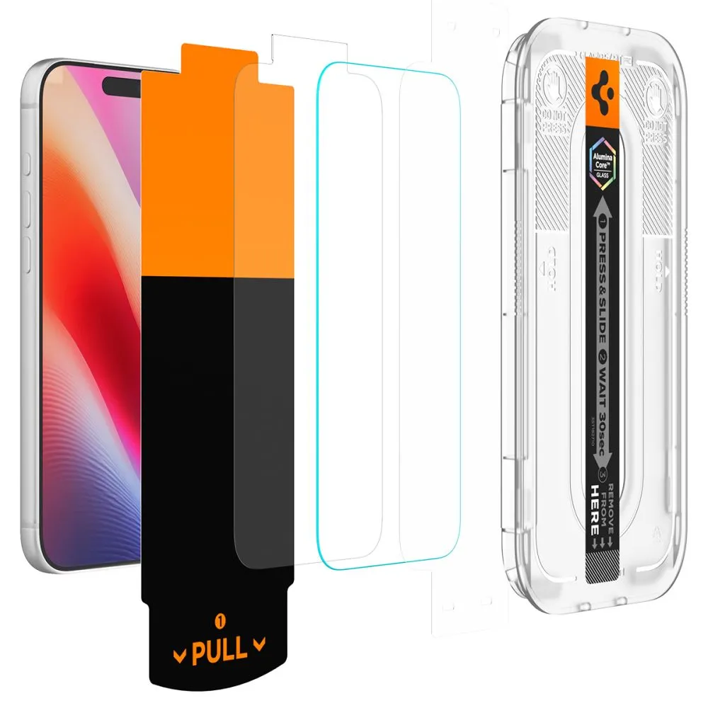 Apple iPhone 16 Pro Max Aizsargstikls SPIGEN GLAS.TR EZ FIT PRO HD AC 2-PACK