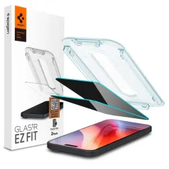 iPhone iPhone 16 Pro Max aizsargstikls SPIGEN GLAS.TR ”EZ FIT” PRIVACY 2-PACK Apple iPhone 16 Pro Max