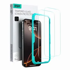 iPhone iPhone 16 Pro Max aizsargstikls ESR TEMPERED GLASS 2-PACK Apple iPhone 16 Pro Max