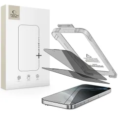 iPhone iPhone 16 Pro Max aizsargstikls TECH-PROTECT QUICK SET SPY+ PRIVACY 2-PACK Apple iPhone 16 Pro Max