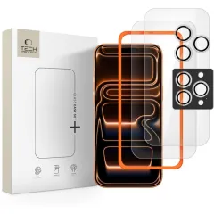 iPhone iPhone 16 Pro Max aizsargstikls TECH-PROTECT EASY SET+ 3-PACK Apple iPhone 16 Pro Max