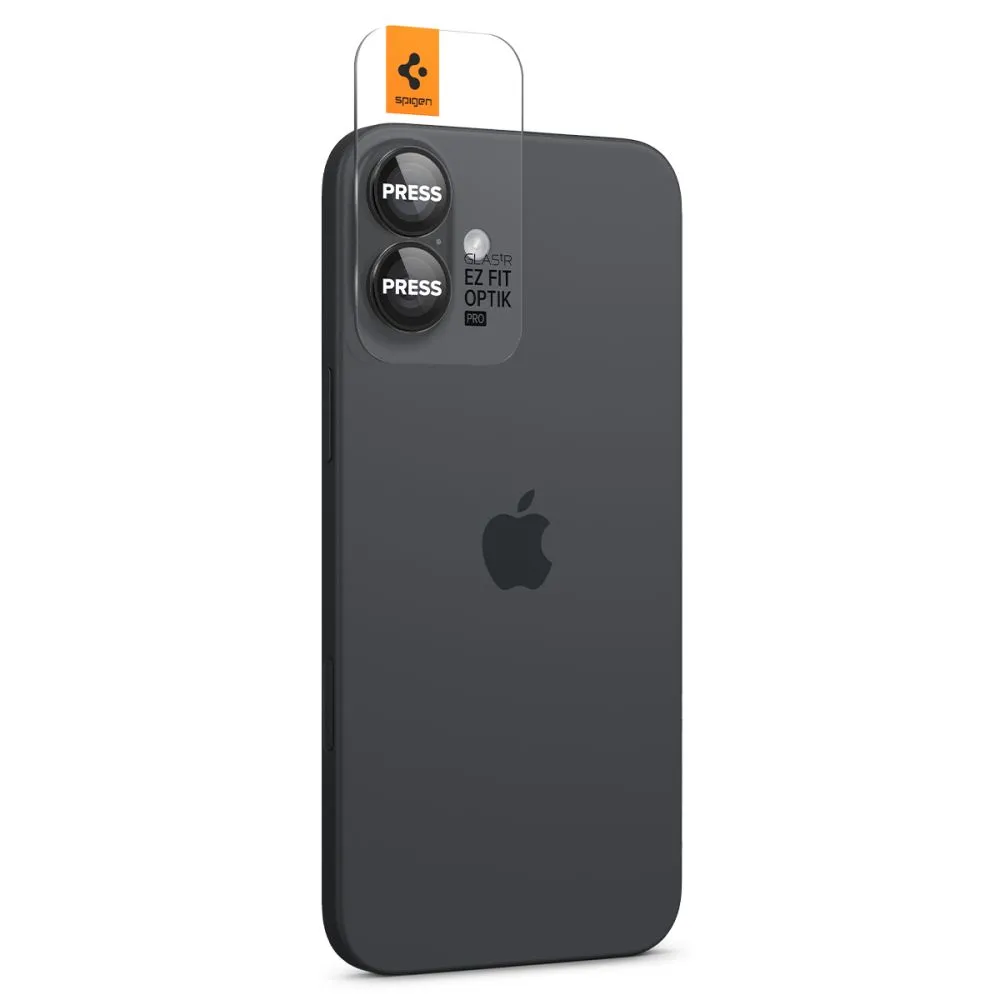Apple iPhone 16 Plus apsauginis stiklas  SPIGEN OPTIK PRO GLAS.TR ”EZ FIT” CAMERA PROTECTOR 2-PACK