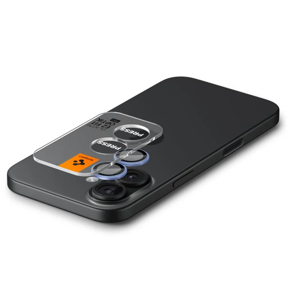 Apple iPhone 16 Plus apsauginis stiklas  SPIGEN OPTIK PRO GLAS.TR ”EZ FIT” CAMERA PROTECTOR 2-PACK