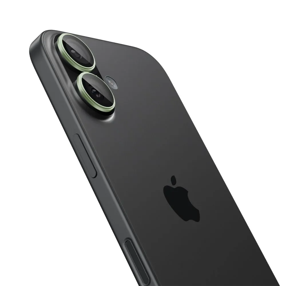 Apple iPhone 16 Plus apsauginis stiklas  SPIGEN OPTIK PRO GLAS.TR ”EZ FIT” CAMERA PROTECTOR 2-PACK