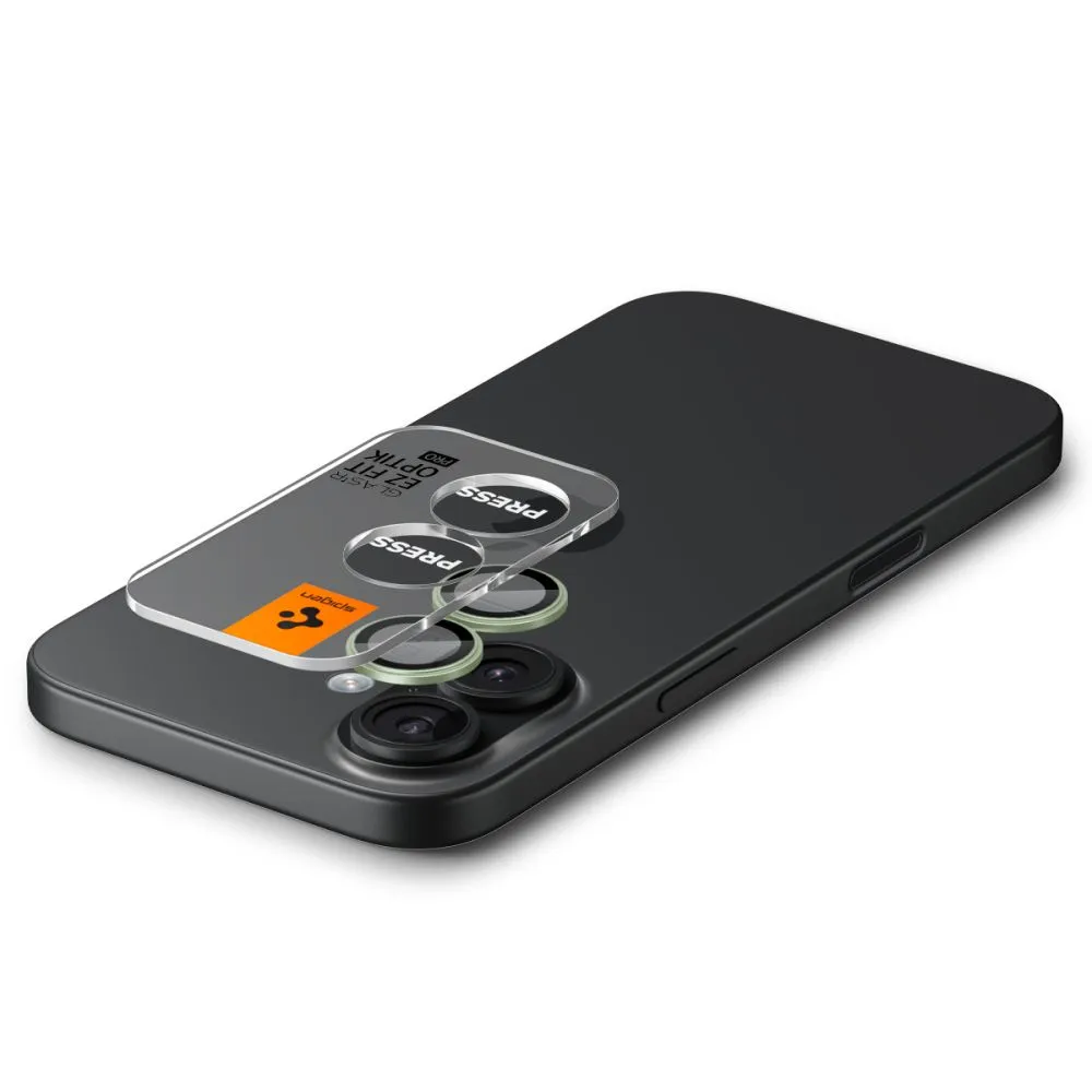 Apple iPhone 16 Plus apsauginis stiklas  SPIGEN OPTIK PRO GLAS.TR ”EZ FIT” CAMERA PROTECTOR 2-PACK