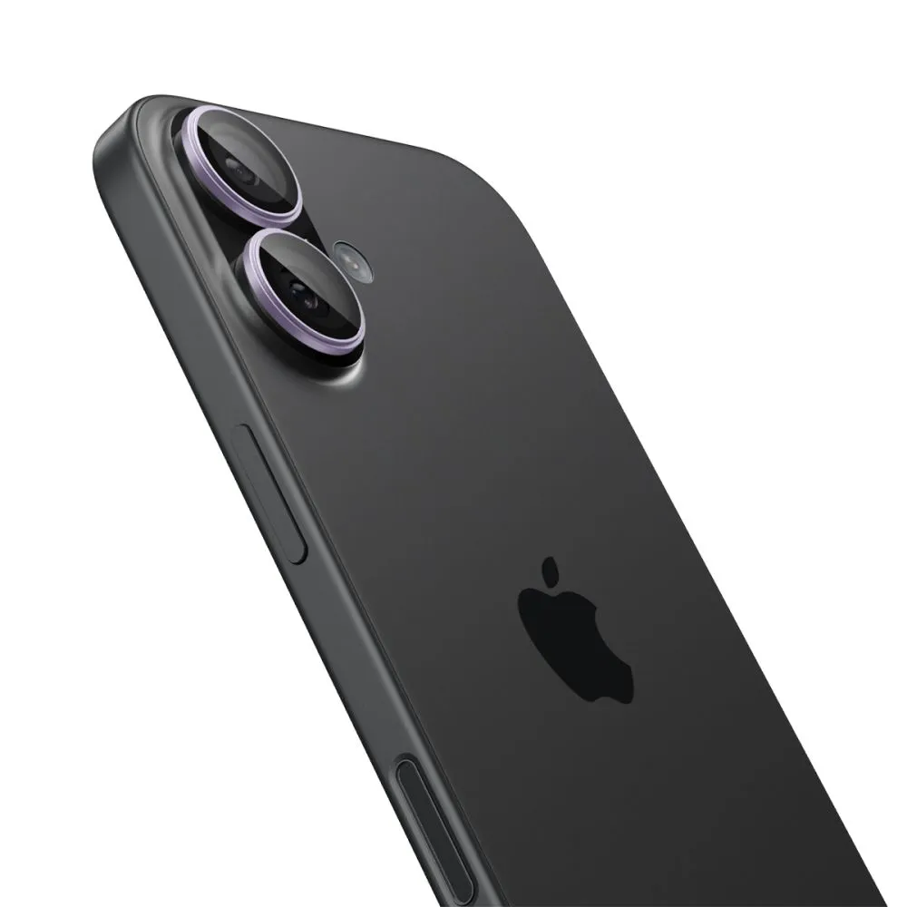 Apple iPhone 16 Plus apsauginis stiklas  SPIGEN OPTIK PRO GLAS.TR ”EZ FIT” CAMERA PROTECTOR 2-PACK