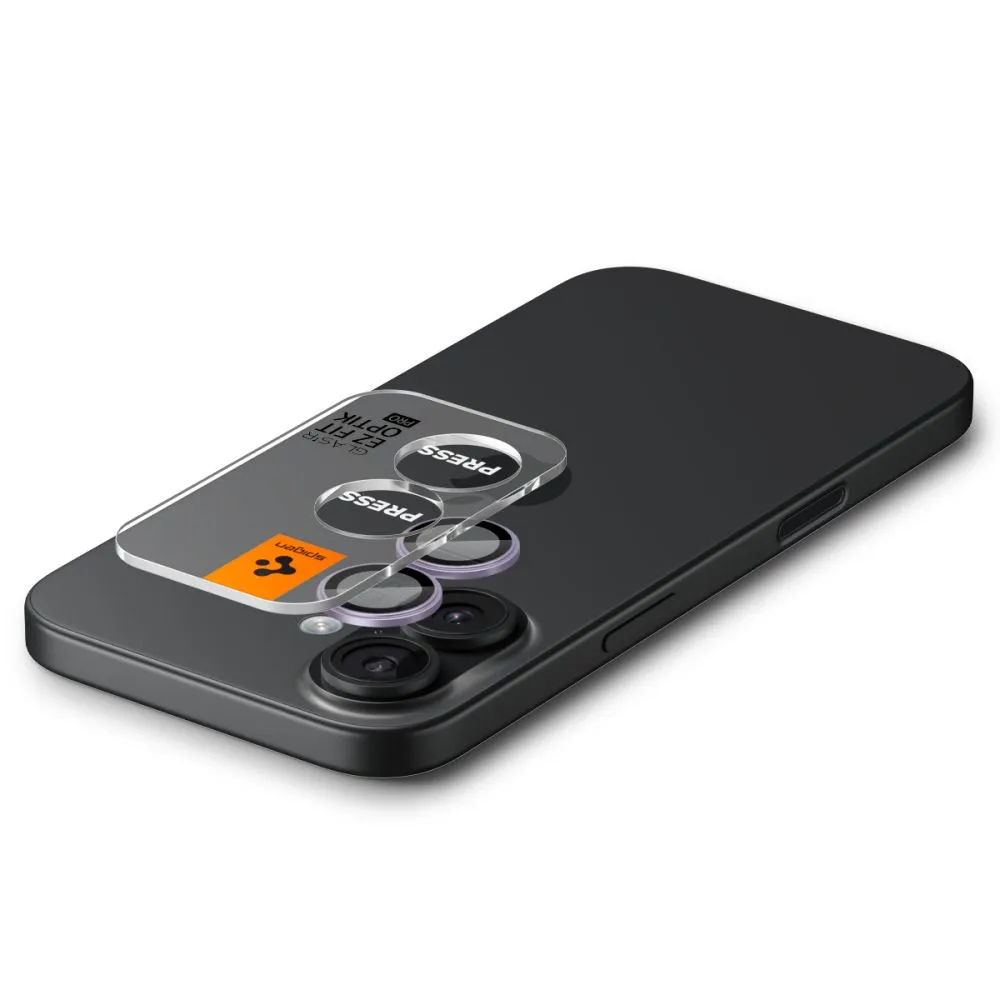 Apple iPhone 16 Plus apsauginis stiklas  SPIGEN OPTIK PRO GLAS.TR ”EZ FIT” CAMERA PROTECTOR 2-PACK