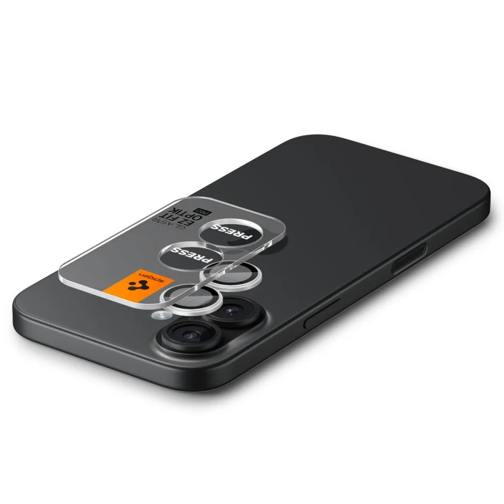 Apple iPhone 16 Plus apsauginis stiklas  SPIGEN OPTIK PRO GLAS.TR ”EZ FIT” CAMERA PROTECTOR 2-PACK