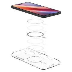 Apple iPhone 16 Plus case transparent SPIGEN LIQUID CRYSTAL MAG MAGSAFE