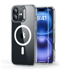 iPhone iPhone 16 Plus vāciņš ESR CLASSIC HYBRID HALOLOCK MAGSAFE & TEMPERED GLASS Apple iPhone 16 Plus