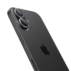 Apple iPhone 16 Plus apsauginis stiklas  SPIGEN OPTIK PRO GLAS.TR ”EZ FIT” CAMERA PROTECTOR 2-PACK