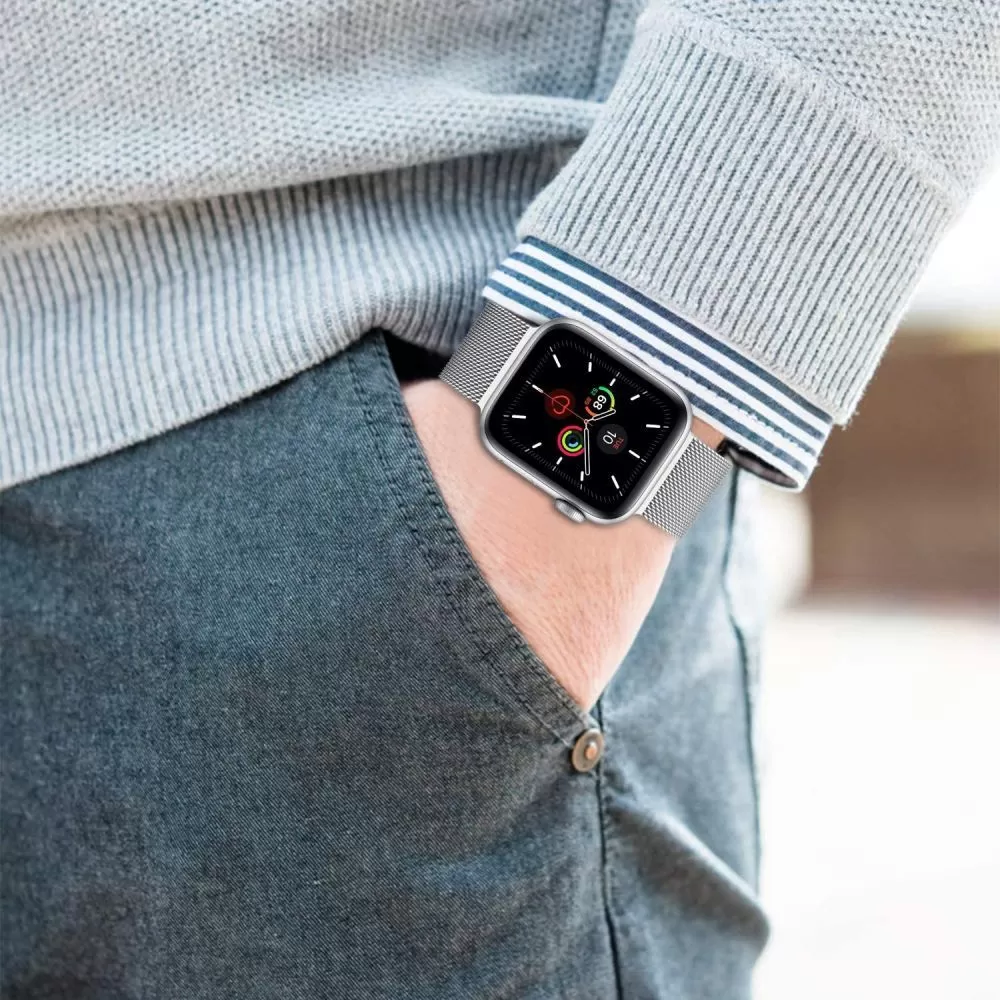 Apple Watch 10 / 11 Viedpulksteņu siksniņas  TECH-PROTECT MilaneseBand (46 MM)