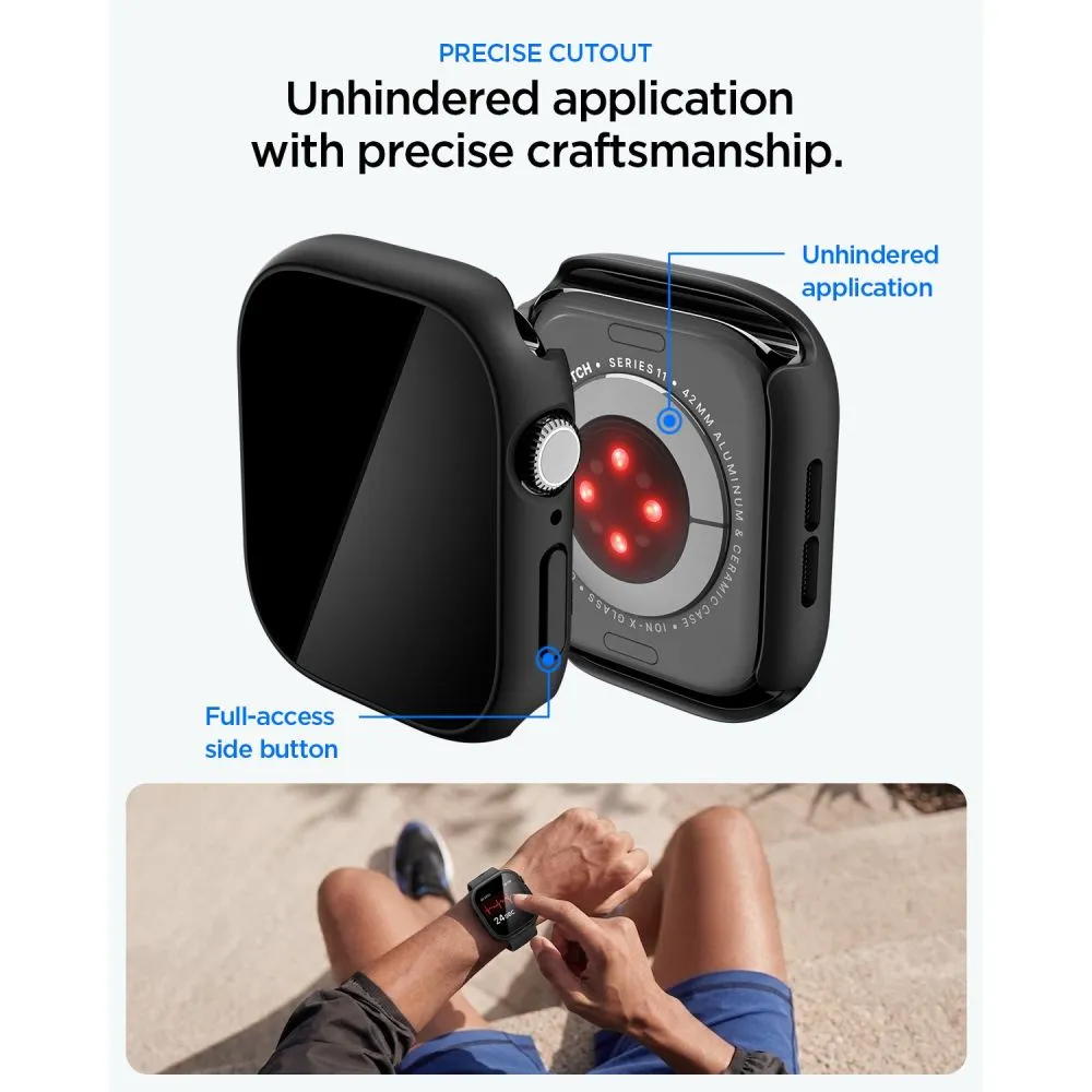 Apple Watch 10 / 11 Aizsargvāciņi un maciņi SPIGEN THIN FIT 360 (42 MM)