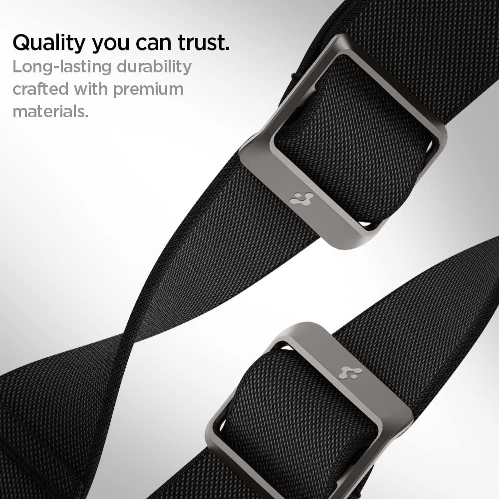 Apple Watch 10 / 11 Viedpulksteņu siksniņas melns SPIGEN FIT LITE (46 MM)