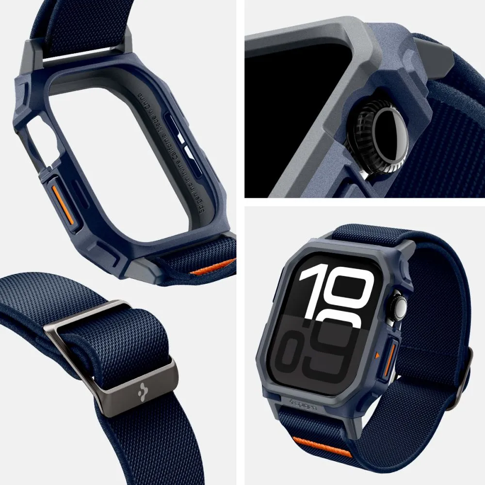 Apple Watch 10 / 11 skal, fodral blå SPIGEN LITE FIT ”PRO” (46 MM)