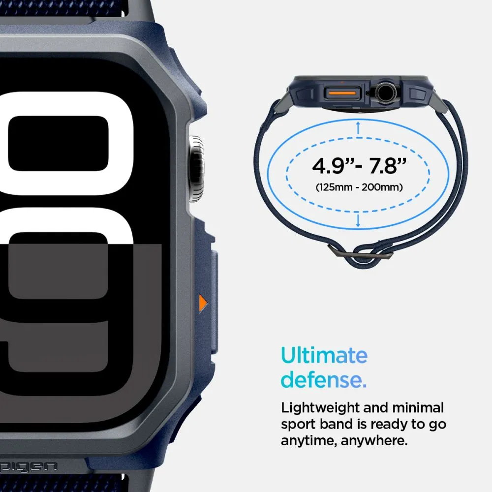 Apple Watch 10 / 11 skal, fodral blå SPIGEN LITE FIT ”PRO” (46 MM)