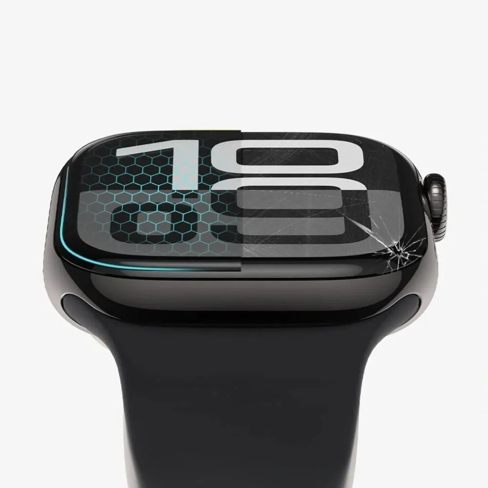 Apple Watch 10 / 11 kaitseklaas  TECH-PROTECT GLASS FLEX+ 2-PACK (46 MM)