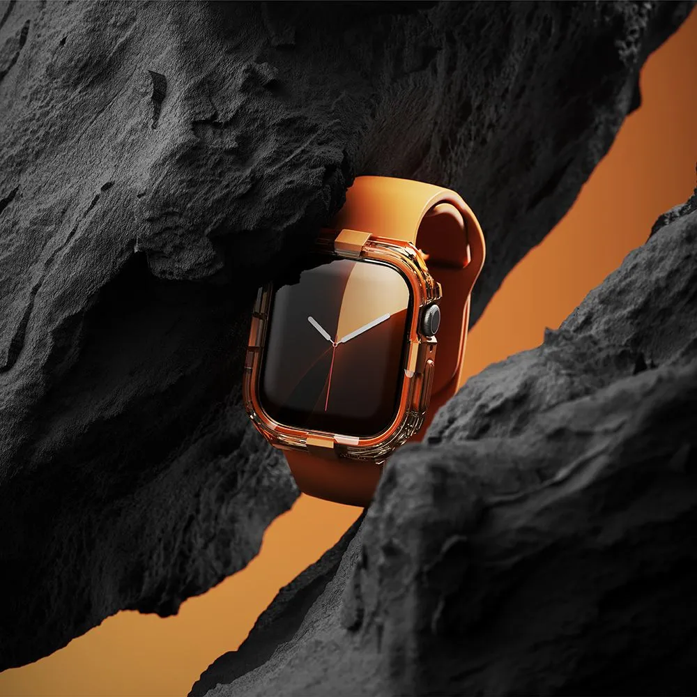 Apple Watch 10 / 11 skal, fodral svart RINGKE FUSION BUMPER (46 MM)