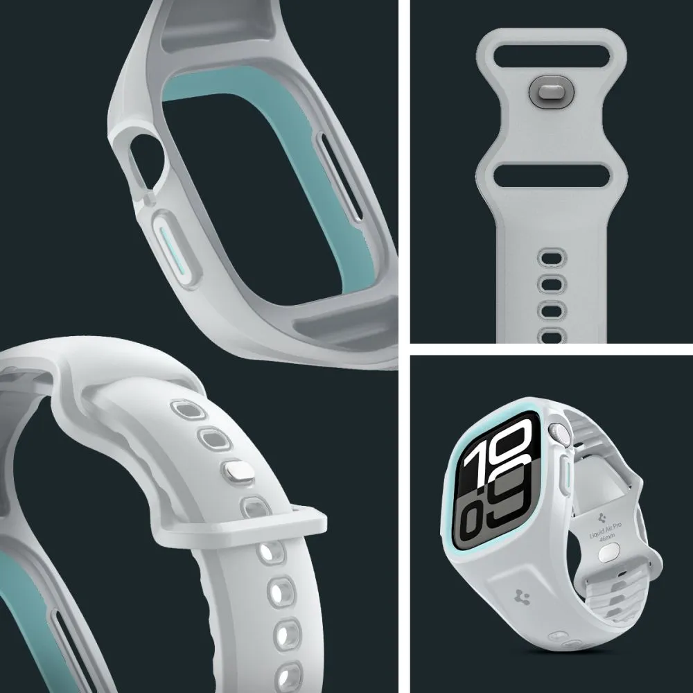 Apple Watch 10 / 11 skal, fodral grå SPIGEN LIQUID AIR PRO (46 MM)