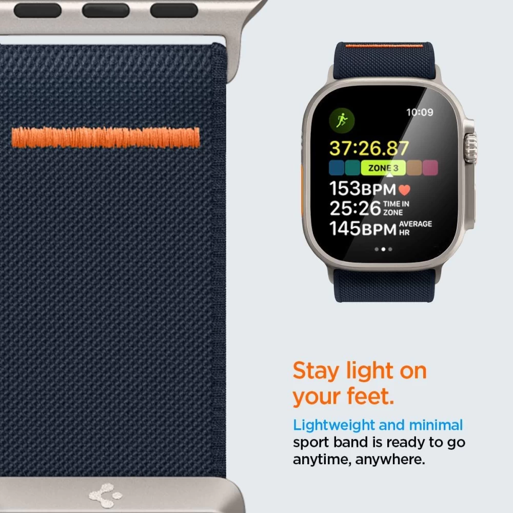 Apple Watch 10 / 11 skal, fodral blå SPIGEN FIT LITE ULTRA (46 MM)